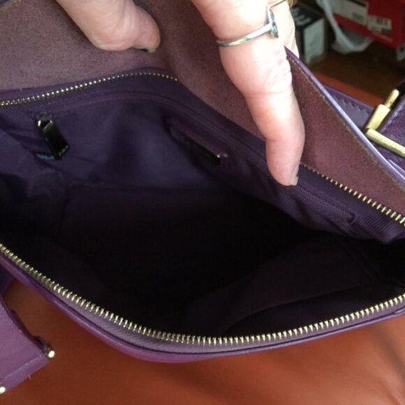 Furfla Plum Purple Purse - Picture 10 of 10
